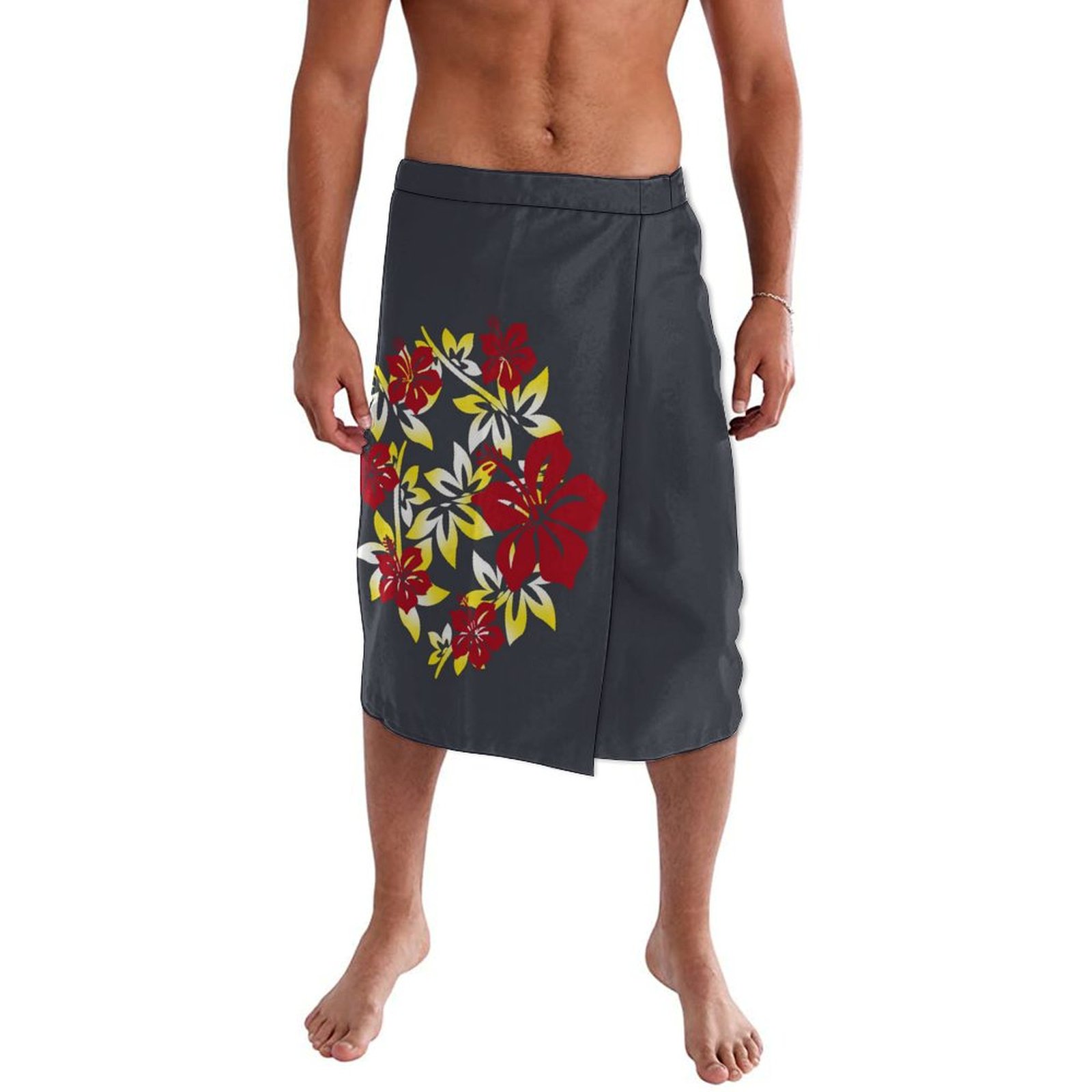 Sarong Men Wrap - Vestido envoltório masculino estilo étnico havaiano,
