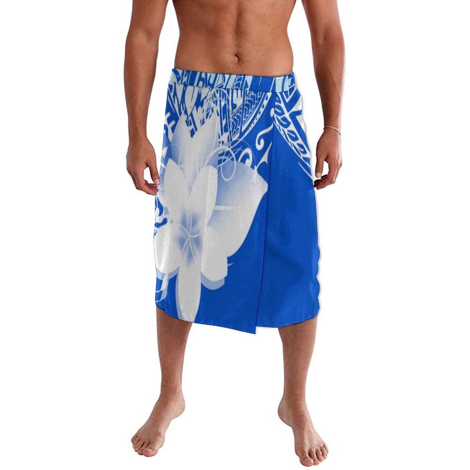 Sarong Men Wrap - Vestido de Praia Polinésio Samoa Fiji