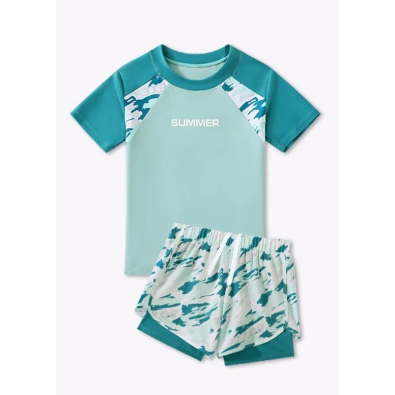 Swim Trunk Quick Dry - Novo Conjunto de Banho Infantil Masculino