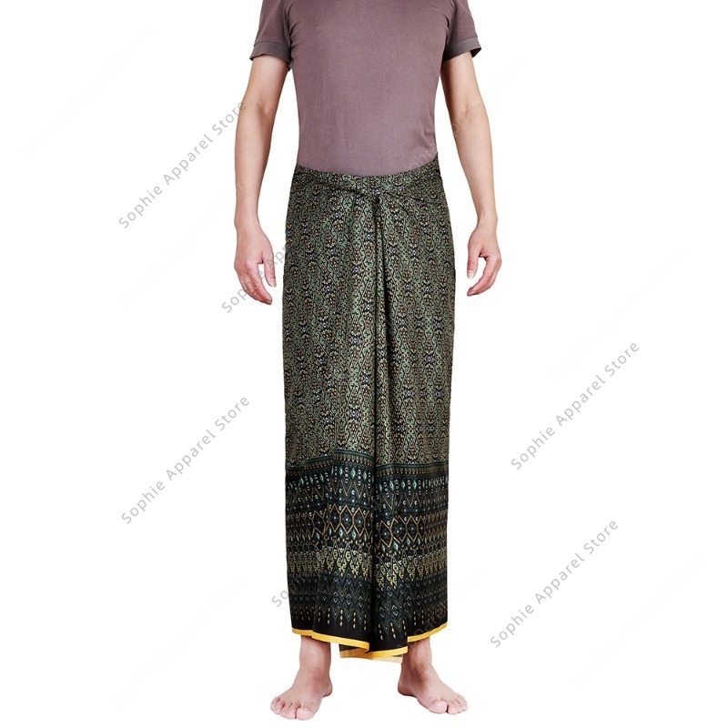 Sarong Men Wrap - Saia sarong batik para praia envoltório