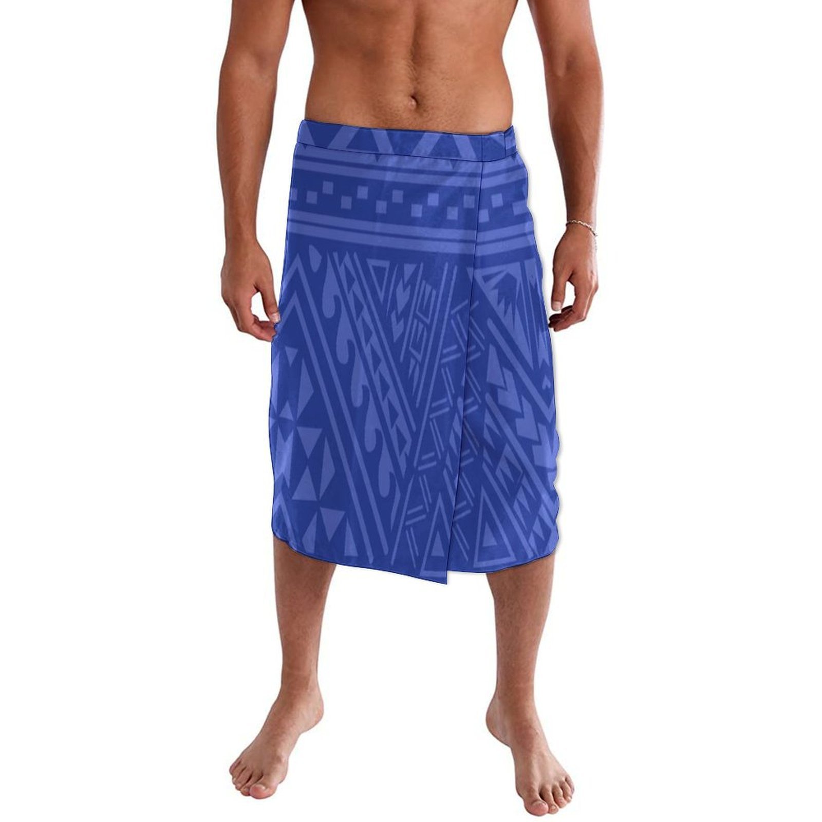 Sarong Men Wrap - Saia Masculina Personalizada Azul Suave Estilo