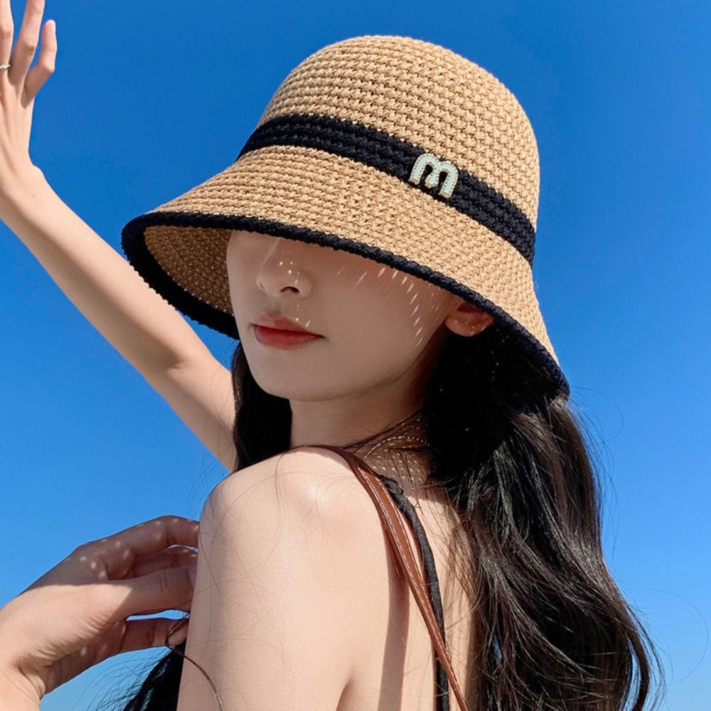 Chapéu de Pescador Elegante e  - Bucket Hat Straw avaliação e preço