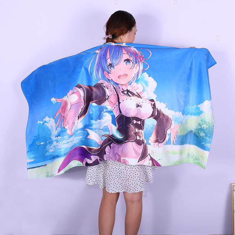 Anime Rem figura toalha de ban - Beach Towel Large avaliação e preço