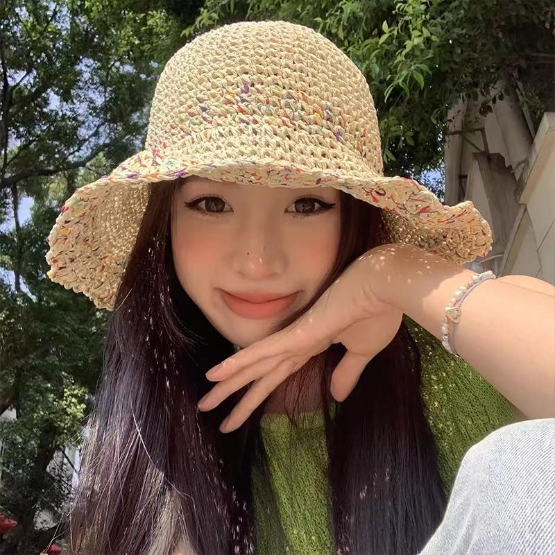 Chapéu de Palha Arco-Íris Femi - Bucket Hat Straw avaliação e preço