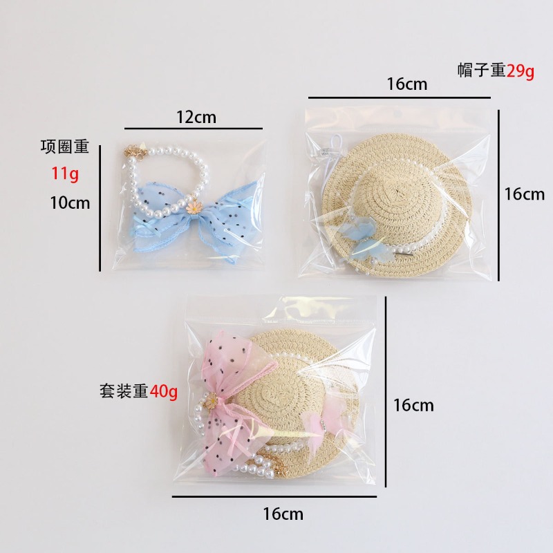 Chapéu de Palha para Animais d - Bucket Hat Straw avaliação e preço