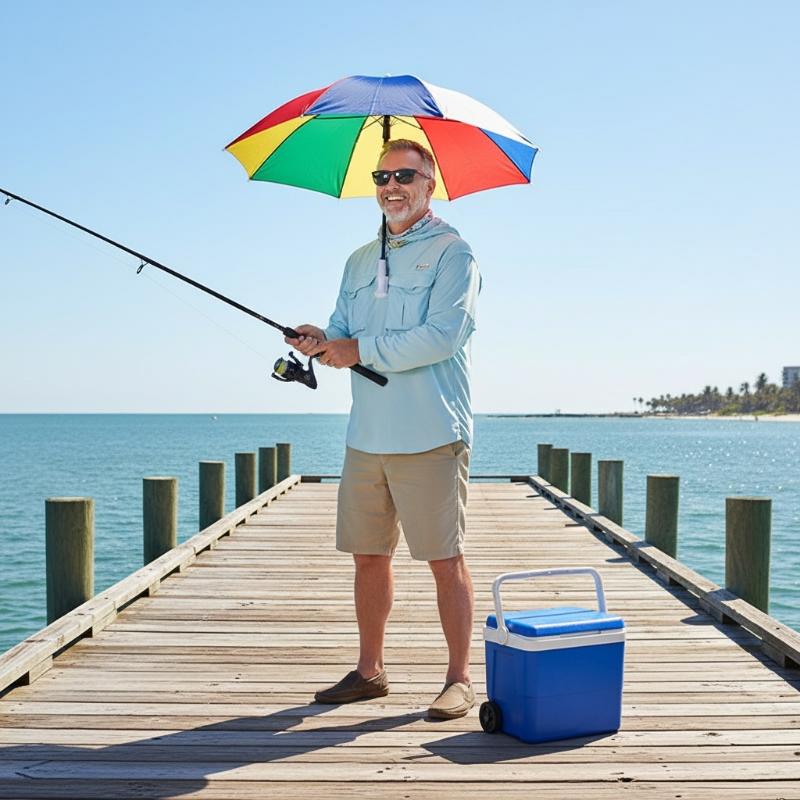 Guarda-chuva dobrável para cab - Bucket Hat Straw avaliação e preço