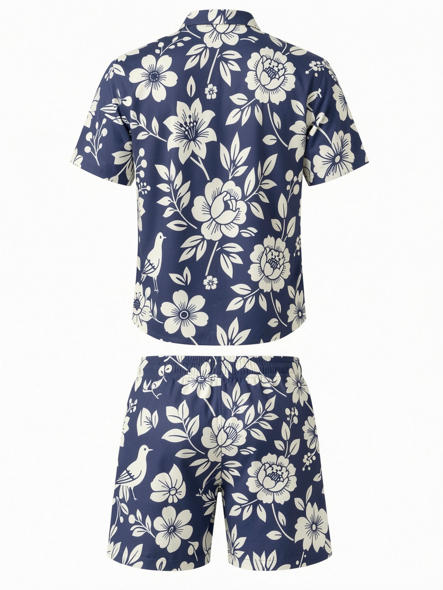 Conjunto Masculino de Camisa F - Resort Shirt Floral avaliação e preço