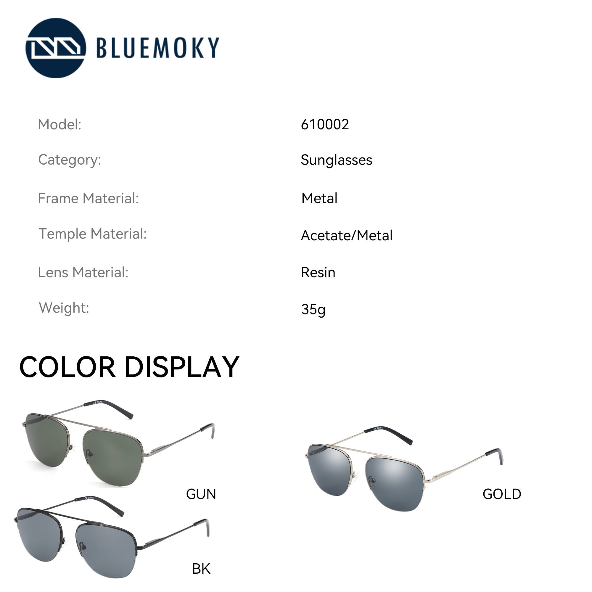 Bluemoky moda polarizada presc - Sunglasses Aviator Polarized avaliação e preço