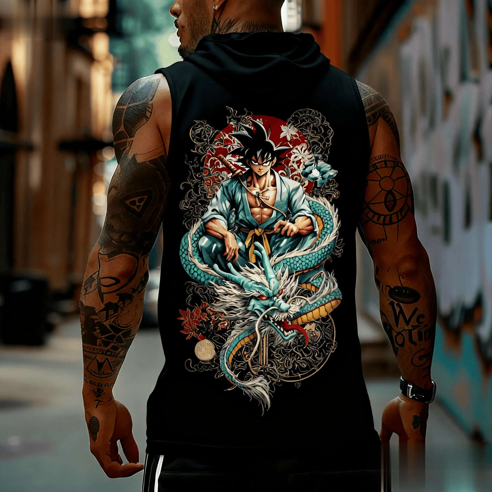Dragon ball goku anime masculi - Tank Top Muscle avaliação e preço