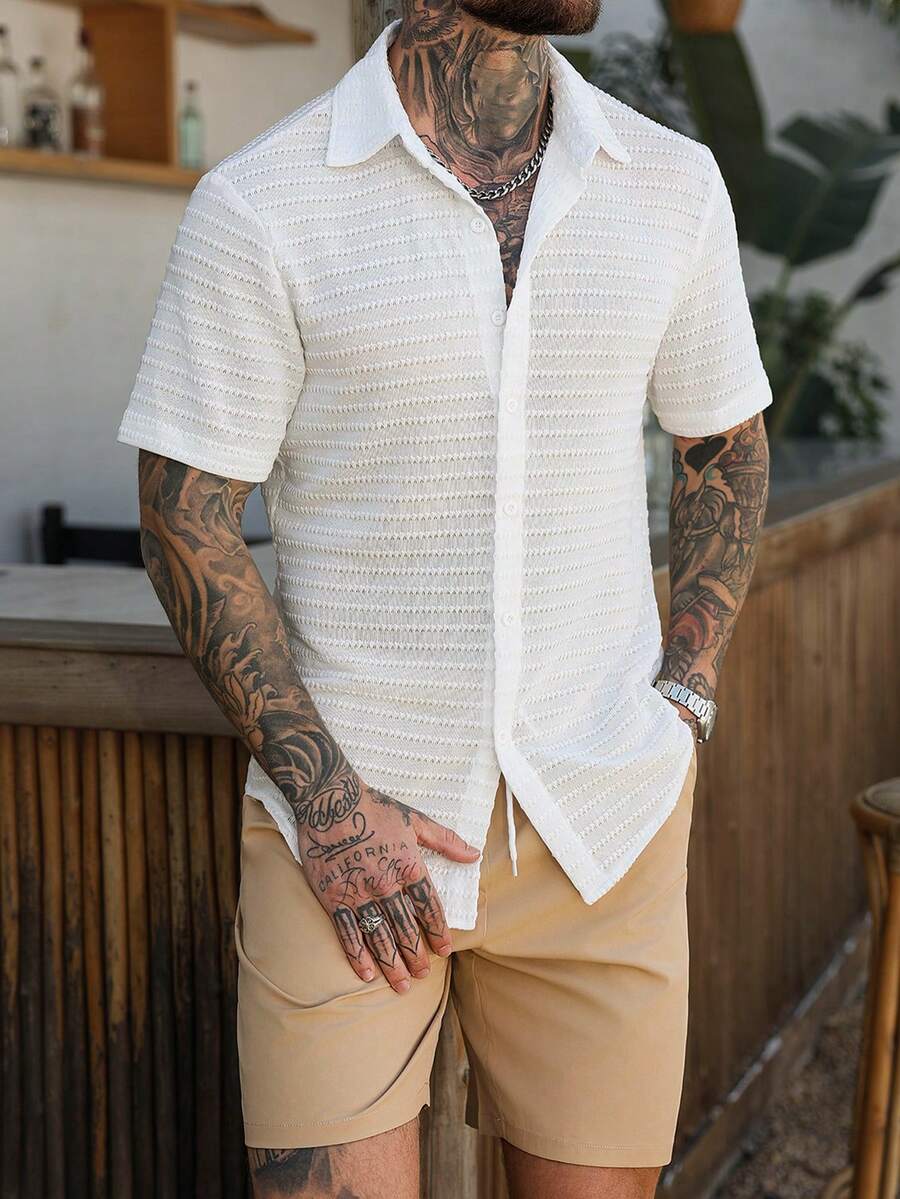 Conjunto de Verão para Homens  - Resort Shirt Floral avaliação e preço