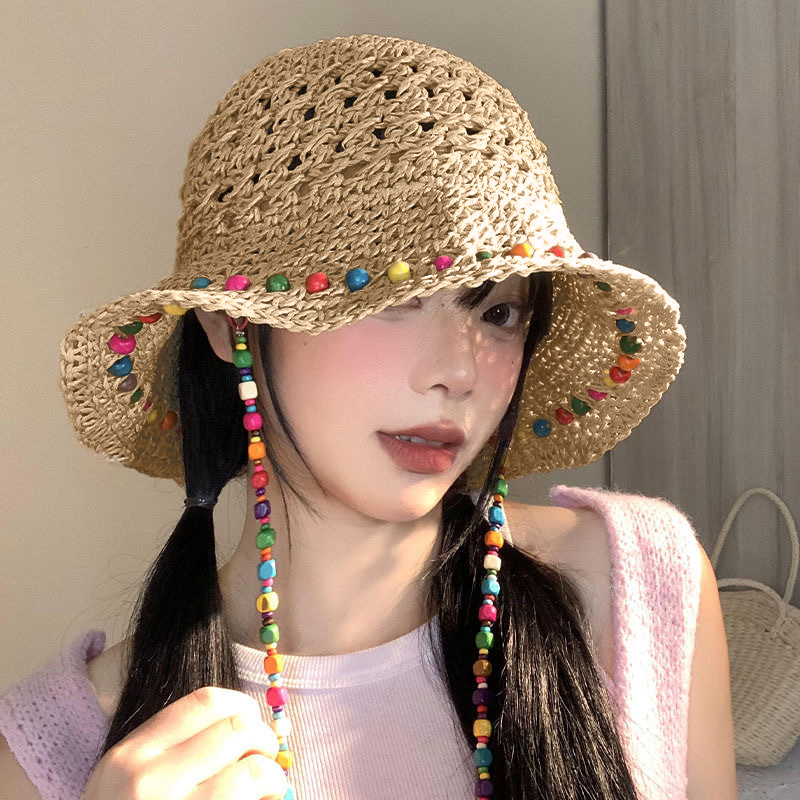 Chapéu de Praia Retrô Versátil - Bucket Hat Straw avaliação e preço