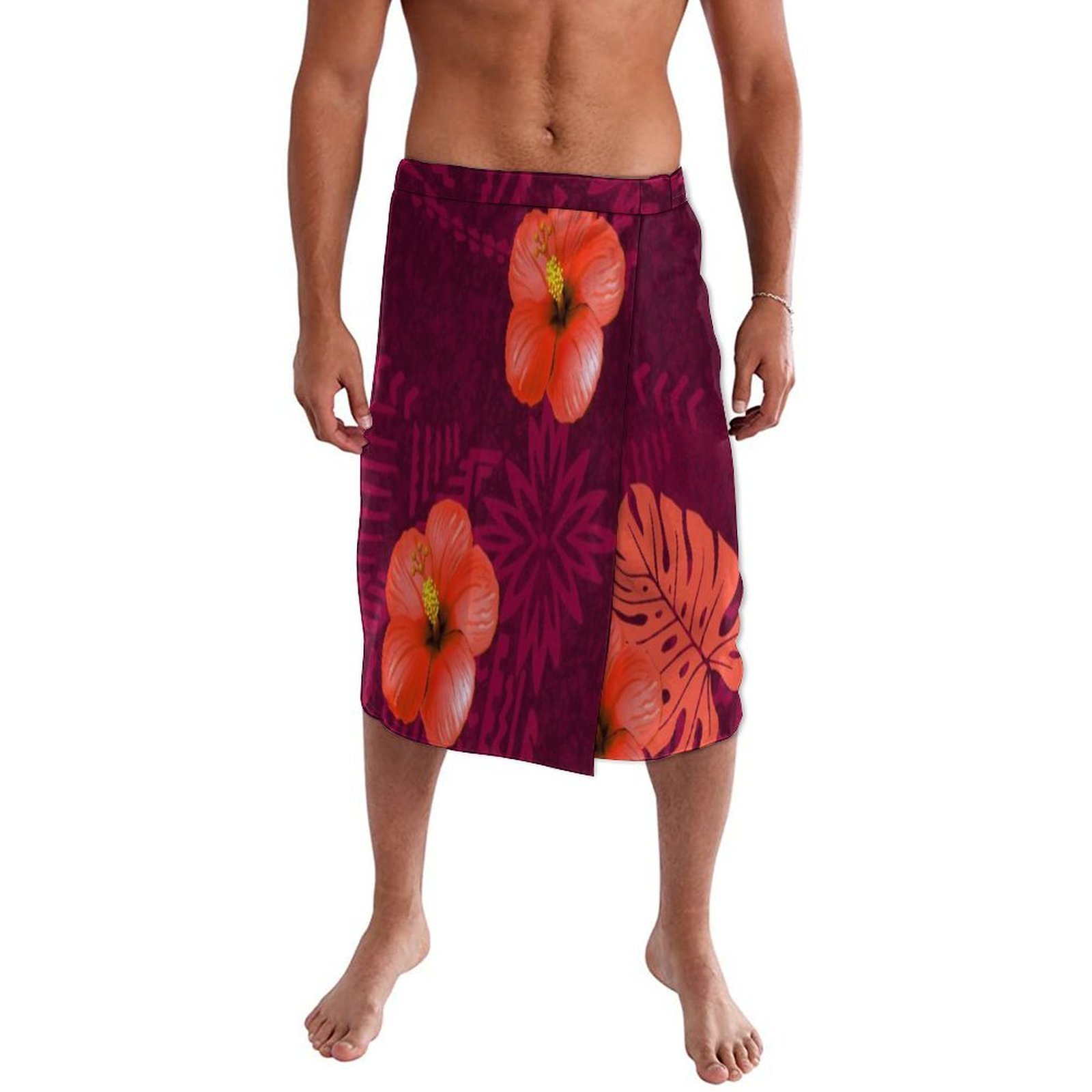 Vestido de Praia Polinésio Flo - Sarong Men Wrap avaliação e preço